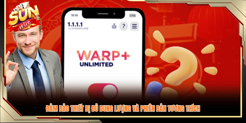 Hãy chắc chắn rằng máy có đủ bộ nhớ và hỗ trợ phiên bản