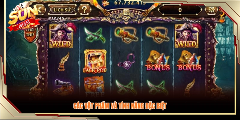 Danh sách vật phẩm hỗ trợ và tính năng thưởng